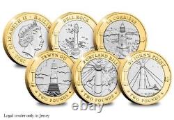 New 2022 £2 Coin set The Lighthouse Collection BU Uncirculated BUNC Low Mintage