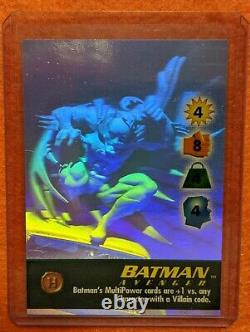 OVERPOWER HOLO SET 6 DC Batman Avenger Detective Catwoman Gordon Ra's Two-Face