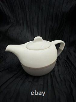 Oneida Hamptons Teapot Set Luzerne Gray White Beige Hard To Find