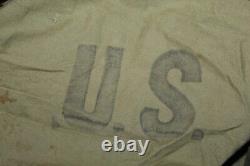 Original WW2 U. S. Army Soldiers Two-Piece OD Wool withCover Sleeping Bag Set 44' d