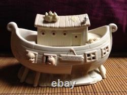 PRECIOUS MOMENTS NOAHS ARK TWO 2 BY 2 LOT 11 PIECE SET 2 x 2 COLLECTIBLE BOXES