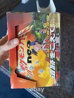 Pokémon Japanese Neo Ente Set of Two Empty Booster BoxesRare