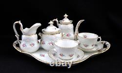 Porcelaine de Paris, porcelain tea set for two, France, end 19 century