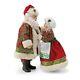 Possible Dreams Two Piece Christmas Figurine Set Mr. And Mrs. Claus 6010206