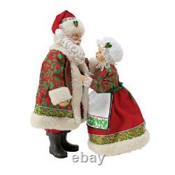 Possible Dreams Two Piece Christmas Figurine Set Mr. And Mrs. Claus 6010206