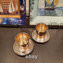 Rare Hermes Paris Smoking Set for two in VGC