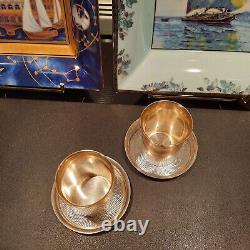 Rare Hermes Paris Smoking Set for two in VGC