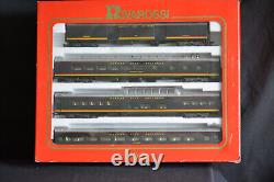 Rivarossi 6972 A Set 1930's Kansas City Southern HO Coach Set Baggage Diner Dome