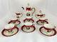 Royale Sealy Porcelain Tea 17pc Set Pink & Gold Two Lovers In A Garden B-1659