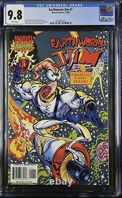 SET Earthworm Jim #1 2 3 CGC 9.8 Marvel Comics 1995 1st Appearance 1-3 RARE