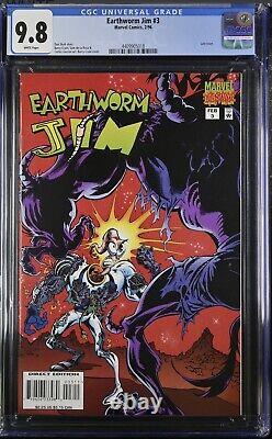 SET Earthworm Jim #1 2 3 CGC 9.8 Marvel Comics 1995 1st Appearance 1-3 RARE