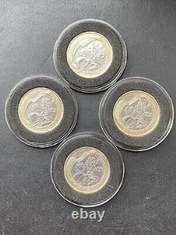 Set Of 4 Commonwealth Games £2 Two Pound Coins Inc Northern Ireland Circulated