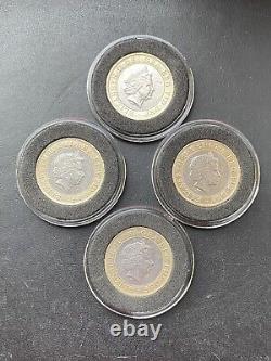 Set Of 4 Commonwealth Games £2 Two Pound Coins Inc Northern Ireland Circulated