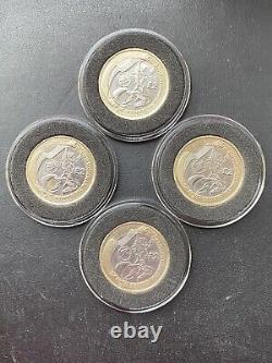 Set Of 4 Commonwealth Games £2 Two Pound Coins Inc Northern Ireland Circulated