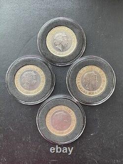 Set Of 4 Commonwealth Games £2 Two Pound Coins Inc Northern Ireland Circulated