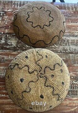 Set Of Two Yanomami Baskets 17 Authentic Vintage Free Shipping