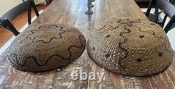 Set Of Two Yanomami Baskets 17 Authentic Vintage Free Shipping