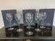 Set Of 6 Waterford Crystal Siren Collection Wine Glasses In Mint Condition Boxed