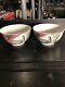 Set Of Two Hand Painted Chinese Porcelain Bowl Made In Macau Beautiful