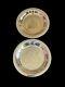 Set Of Two Sterling Silver Univeristy Of Virginia Alumni Plates