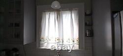 Set of two Sears Merry Mushroom Kitchen Curtain Panels set of two Pair#2