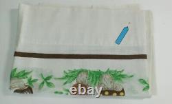 Set of two Sears Merry Mushroom Kitchen Curtain Panels set of two Pair#2