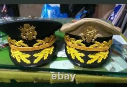 Set of two USA army general hats
