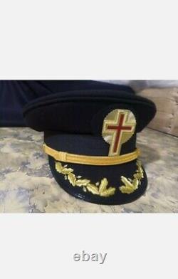 Set of two knight temple fatigue hats CROSS