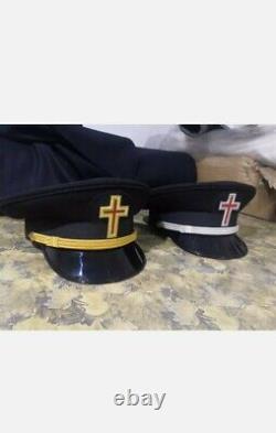 Set of two knight temple fatigue hats CROSS