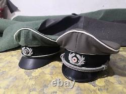 Set of two ww2 german crusher hats