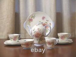 Shelley Chrysanthemum Tea & Cake for Two Patt. 2377 Windsor Shape 1958