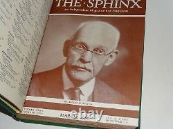 Sphinx Magazine Bound Two Volume Set 35+36