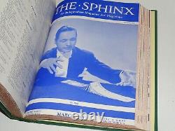 Sphinx Magazine Bound Two Volume Set 35+36