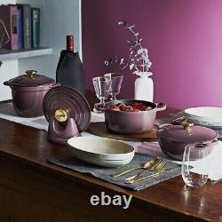 Spoon Rest + Lid Stand Set Le Creuset tableware stoneware FIG purple NEW