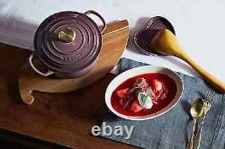 Spoon Rest + Lid Stand Set Le Creuset tableware stoneware FIG purple NEW