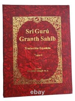 Sri Guru Granth Sahib Ji in Spanish Translation Two Volumes Sanchia Complete Set