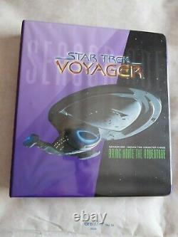 Star Trek Voyager Season One- Series Two Trading Cards Set Inc Binder