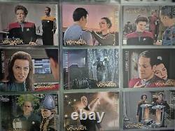 Star Trek Voyager Season One Series Two Uk Master Set Chase & Binder 120 Cards