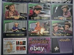 Star Trek Voyager Season One Series Two Uk Master Set Chase & Binder 120 Cards