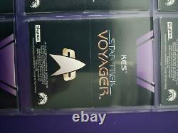 Star Trek Voyager Season One Series Two Uk Master Set Chase & Binder 120 Cards