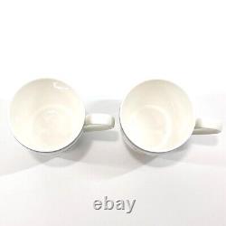 TIFFANY&Co. Mug Morning glory Two-piece set Pottery blue/white unisex