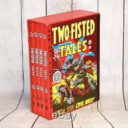 The Complete Two Fisted Tales Ec Comic Hardcover 4 Book Set + Slip Case
