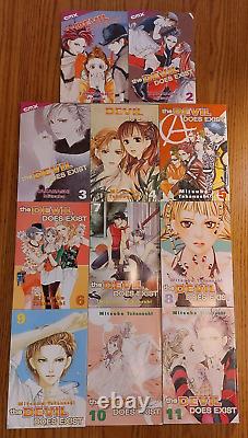 The Devil Does Exist Manga Vol 1-11 Rare Complete Lot CMX English