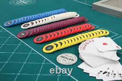 The Grand Romance Ceramic Poker Chipset Numbered Poker Chips Set 475 Chips
