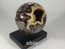 Top Quality Set Of Two Hollow Septarian Nodule Sphere from Utah