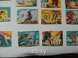 Two 1963 Abby Finishing Magic Action Trading Card Sets (48) With Action Lenses