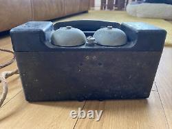 Two ANTIQUE OLD MILITARY MOD WW2 MK2 Field Telephone SET F RARE Finds