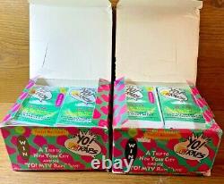 Two Box Lot 1991 Pro Set Yo MTV Raps Trading Card Box 72 Packs