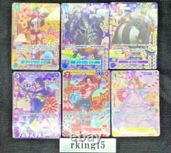 Two Legends SP parallel Complete set of 6 Special ONE PIECE Card Game Japanese