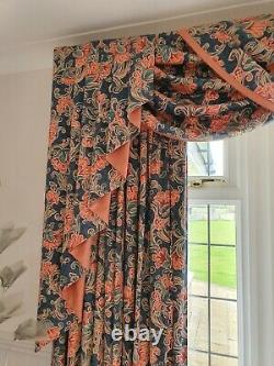 Two Sets Of Full Length Curtain Swags & Tails Plus Freebies On Collection